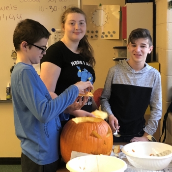 Group Pumpkin Carving